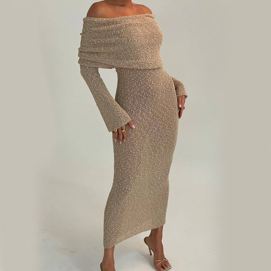 BALI – Strick-Maxikleid