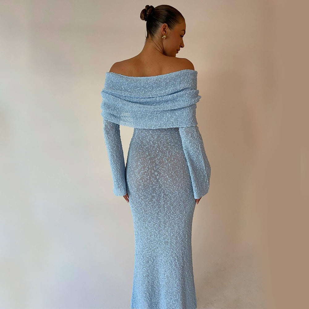 BALI – Strick-Maxikleid