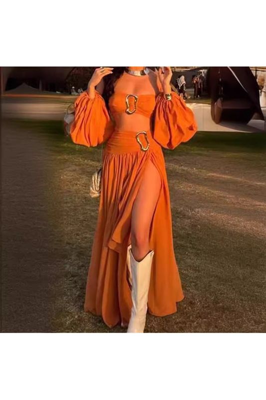 MYKONOS – Boho-Zweiteiler mit goldenen Schnallen